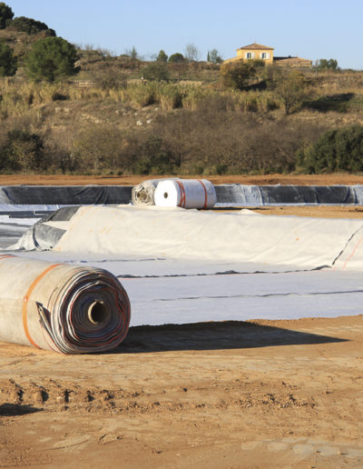 Photos du chantier de la station écologique de Belarga-Campagnan