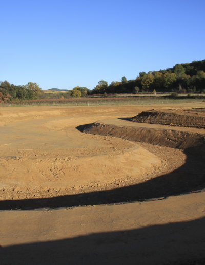 Photos du chantier de la station écologique de Belarga-Campagnan